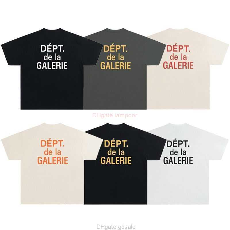 Designer Fashion Clothing Tees Tshirt High Version Galleryes Depts Classic French Letter Trendy Brand Basic Slogan Couple Short Sleeved Tshirt Casual Streetwear T, White characters on black background
Designer Fashion Clothing Tees Tshirt High Version Galleryes Depts Classic French Letter Trendy Brand Basic Slogan Couple Short Sleeved Tshirt Casual Streetwear T, White characters on black background