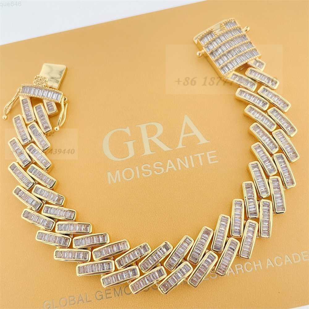 Pass Diamond Tester 15mm Width S925 Baguette Necklace Vvs Moissanite Hip Hop Jewelry Diamond Cuban Link Iced Out Cuban Link
Pass Diamond Tester 15mm Width S925 Baguette Necklace Vvs Moissanite Hip Hop Jewelry Diamond Cuban Link Iced Out Cuban Link