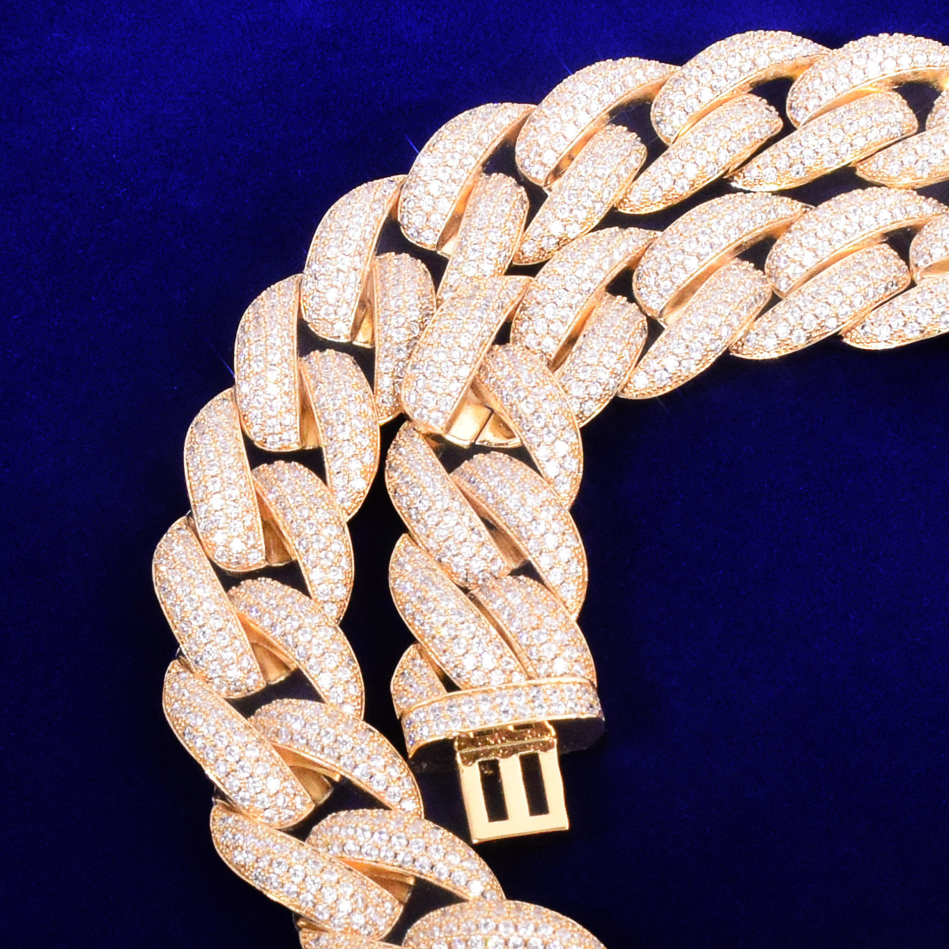 Pendant Necklaces Bubble Letter Miami Cuba Link Chain Men's Necklace Hip Hop Jewelry Ice Out Christmas Gift Trend 230512