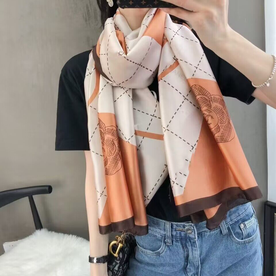 spring/summer brand scarfs Classic super-long shawl Fashion women's soft scarves