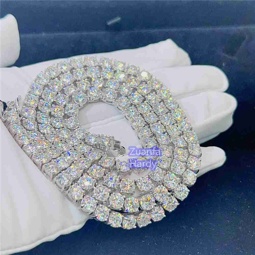 Wholesale Gra Certified 5mm 16" 18" 20" 22" 24" 26" 28" Sterling Silver Vvs Moissanite Tennis Chain 925
Wholesale Gra Certified 5mm 16" 18" 20" 22" 24" 26" 28" Sterling Silver Vvs Moissanite Tennis Chain 925