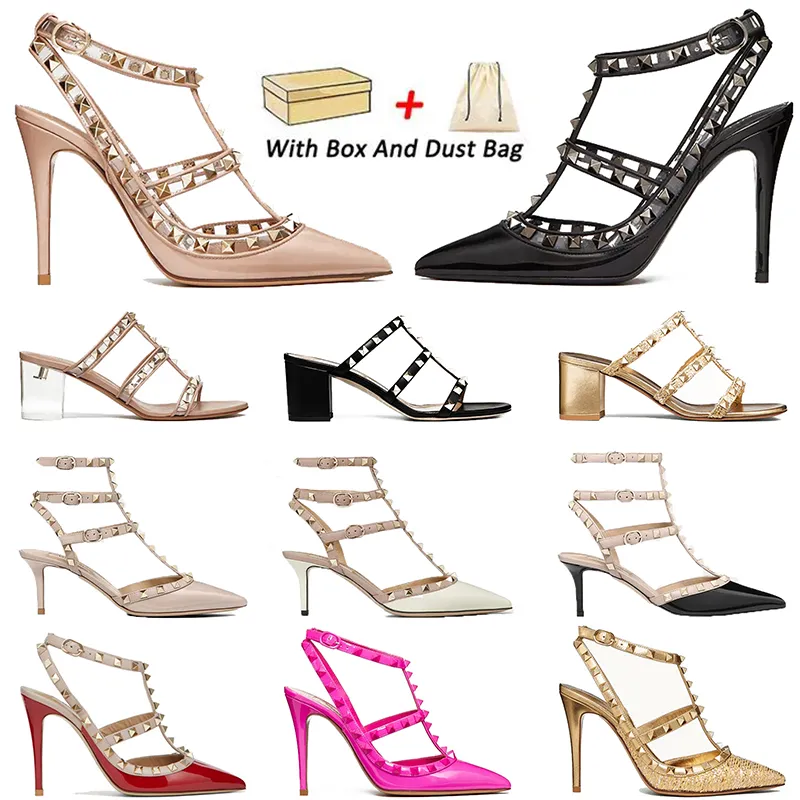 With Box Valentinoity Designer VT Sandal designer women luxury sandals dress shoes rock stud high heels leather rivet black pointed peep NVO, A35
With Box Valentinoity Designer VT Sandal designer women luxury sandals dress shoes rock stud high heels leather rivet black pointed peep NVO, A35