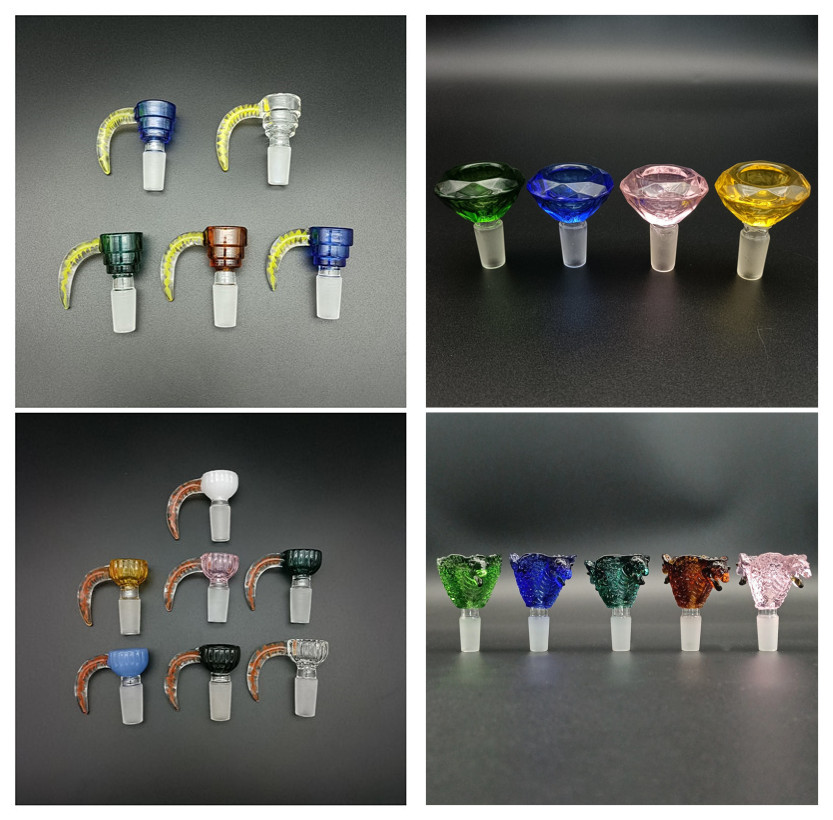 Glass Bowl 14mm Male Pieces Hookah Ox Horn diamond double Headed Snake Funnel Joint Downstem Smoking Accessories Handle Pipe Bong Oil Dab Rigs
Glass Bowl 14mm Male Pieces Hookah Ox Horn diamond double Headed Snake Funnel Joint Downstem Smoking Accessories Handle Pipe Bong Oil Dab Rigs