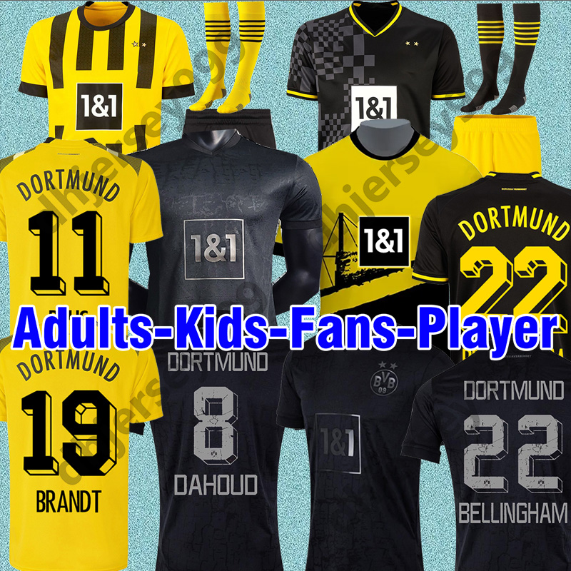 BVB soccer jerseys 22 23 soccer jersey all black shirts tee shirts HALLER football shirt REUS DORTMUND NEONGELB men kids kit maillot de foot 999042 jersey, Special edition
BVB soccer jerseys 22 23 soccer jersey all black shirts tee shirts HALLER football shirt REUS DORTMUND NEONGELB men kids kit maillot de foot 999042 jersey, Special edition