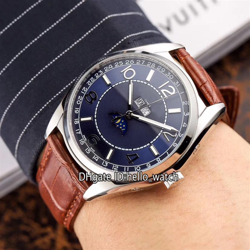 Luxury New Fiftysix Full Calendar Moon Phase Blue Dial 4000E 000A-B548 Automatic Mens Watch Steel Case Brown Leather Strap Gents W298W, V-e16b (1)
Luxury New Fiftysix Full Calendar Moon Phase Blue Dial 4000E 000A-B548 Automatic Mens Watch Steel Case Brown Leather Strap Gents W298W, V-e16b (1)