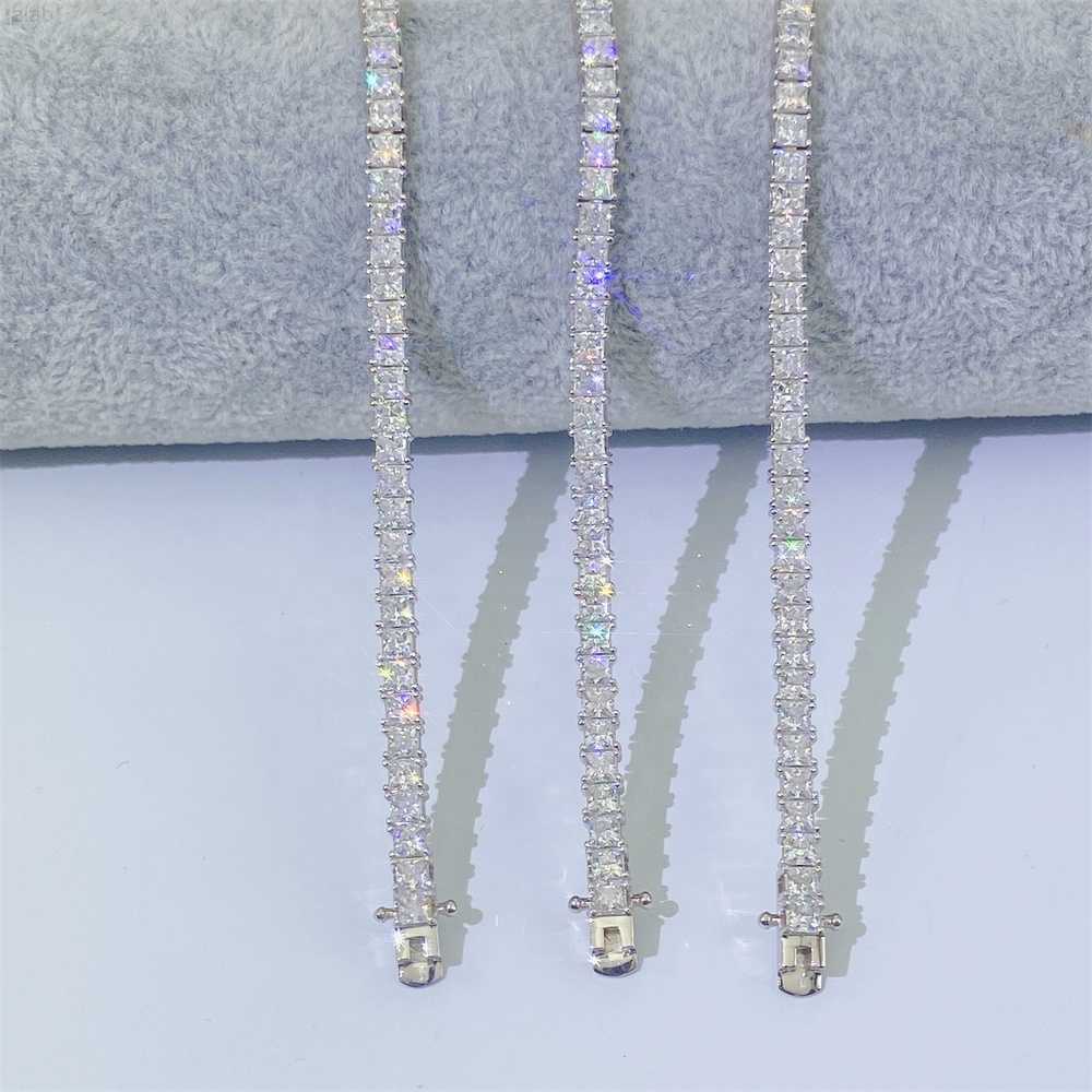 Ready to Ship Pass Diamond Tester Iced Out Princess Cut 3*3mm Tennis Bracelet 925 Silver Moissanite Tennis Chain
Ready to Ship Pass Diamond Tester Iced Out Princess Cut 3*3mm Tennis Bracelet 925 Silver Moissanite Tennis Chain