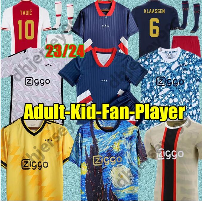 2023 2024 new AjaxS TADIC Soccer Jerseys Special training 23 24 BASSEY BERGHUIS Third Kits KLAASSEN BERGWIJN MARLEY football shirts men kids sets uniforms CRUYFF, 22/23
2023 2024 new AjaxS TADIC Soccer Jerseys Special training 23 24 BASSEY BERGHUIS Third Kits KLAASSEN BERGWIJN MARLEY football shirts men kids sets uniforms CRUYFF, 22/23