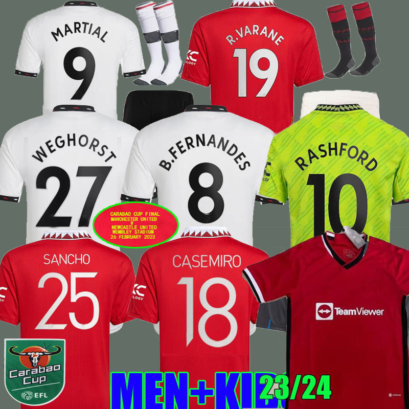 22 23 24 SANCHO soccer jerseys final BRUNO FERNANDES RASHFORD MANS UTDs football shirt 2023 men kids kit Weghorst ERIKSEN CASEMIRO MANCHESTERS Martial fans player, 22 23 home kids
22 23 24 SANCHO soccer jerseys final BRUNO FERNANDES RASHFORD MANS UTDs football shirt 2023 men kids kit Weghorst ERIKSEN CASEMIRO MANCHESTERS Martial fans player, 22 23 home kids