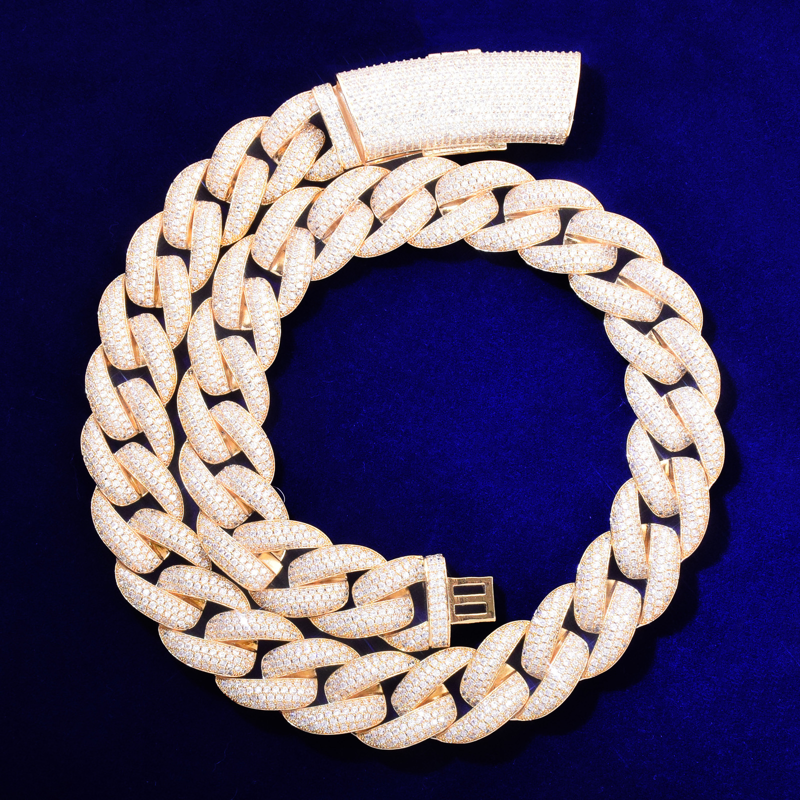 Pendant Necklaces Bubble Letter Miami Cuba Link Chain Men's Necklace Hip Hop Jewelry Ice Out Christmas Gift Trend 230512