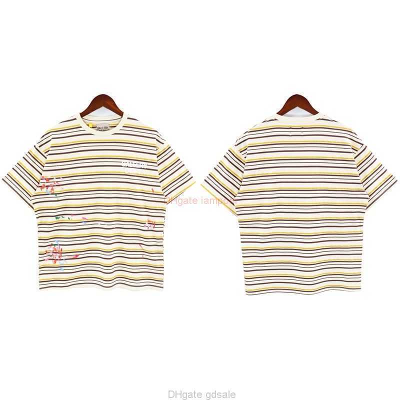 Designer Fashion Clothing Tees Tshirt Galleryes Depts American Summer Apricot Stripes Personalized Handpainted Pattern Loose Casual Mens Womens Short Sleeve Tsh
Designer Fashion Clothing Tees Tshirt Galleryes Depts American Summer Apricot Stripes Personalized Handpainted Pattern Loose Casual Mens Womens Short Sleeve Tsh