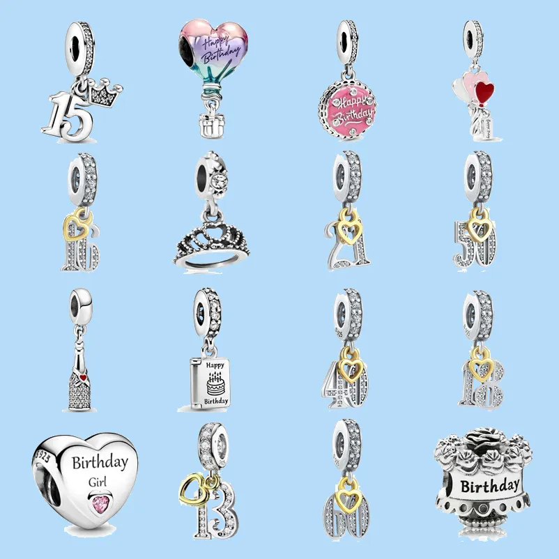 925 sterling silver charms for pandora jewelry beads DIY Pendant women Bracelets beads Europe Happy Birthday Hot Air Balloon
925 sterling silver charms for pandora jewelry beads DIY Pendant women Bracelets beads Europe Happy Birthday Hot Air Balloon