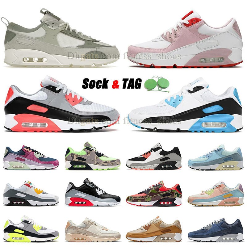 Classic Men Women Running shoes Terrascape Terra Futura Mint OG designer Bred AM Total Be True Camo Green Grape Infrared London men trainers Sneakers big size 46 12 13, A24 40-46 light blue