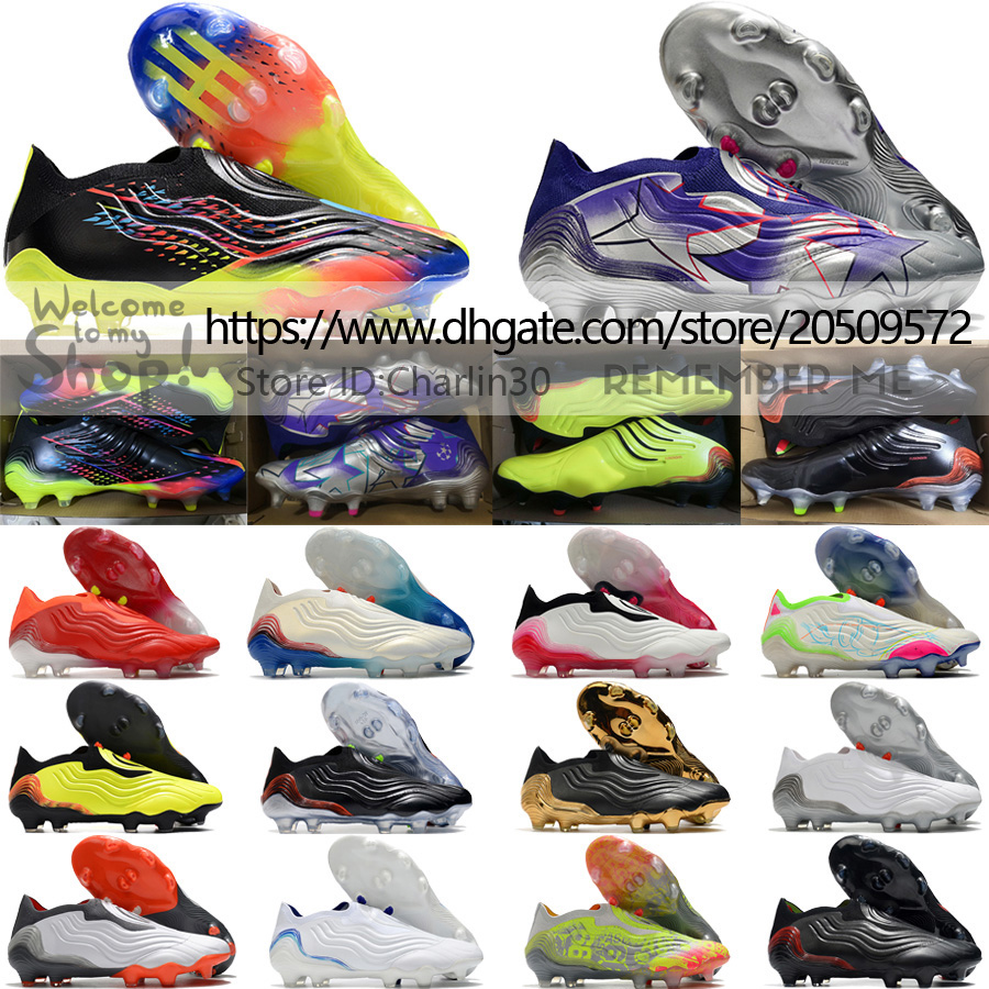 Send With Bag Quality Soccer Boots Copa Sense FG Laceless Socks Football Cleats Mens Soft Leather Comfortable Trainers Electroplate Outdoor Soccer Shoes US 6.5-11.5
Send With Bag Quality Soccer Boots Copa Sense FG Laceless Socks Football Cleats Mens Soft Leather Comfortable Trainers Electroplate Outdoor Soccer Shoes US 6.5-11.5