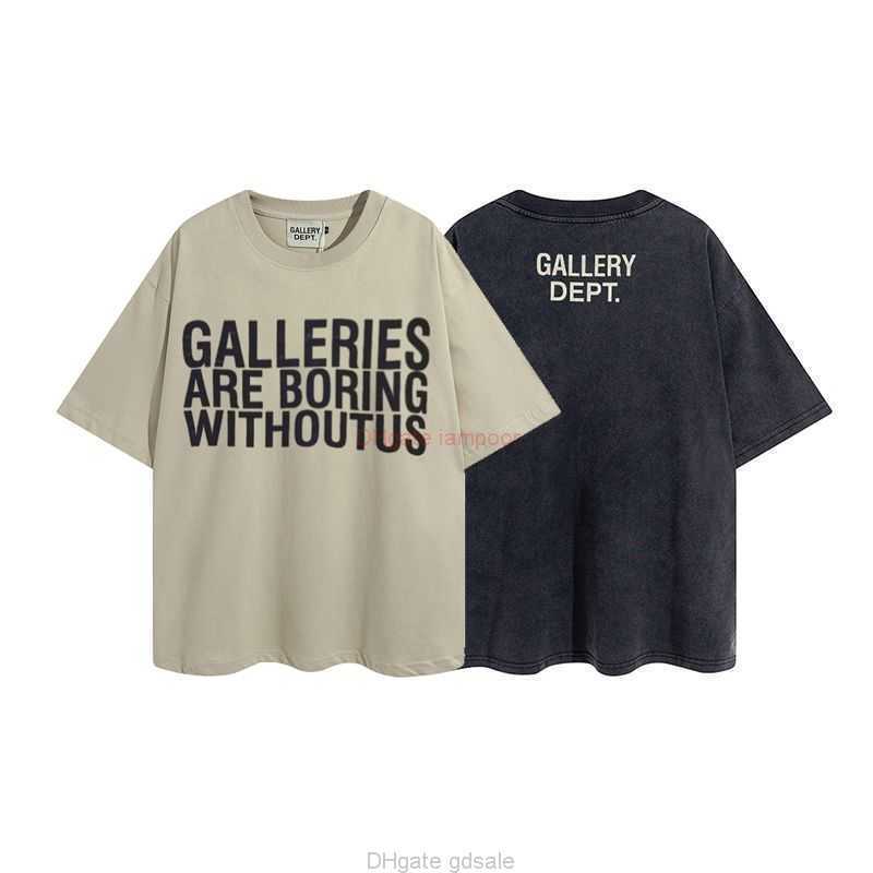 Designer Fashion Clothing Tees Tshirt Galleryes Depts American Wash Old Letter Print Short Sleeve High Street Mens Womens Round Neck Tshirt Summer Luxury Casual Top
Designer Fashion Clothing Tees Tshirt Galleryes Depts American Wash Old Letter Print Short Sleeve High Street Mens Womens Round Neck Tshirt Summer Luxury Casual Top