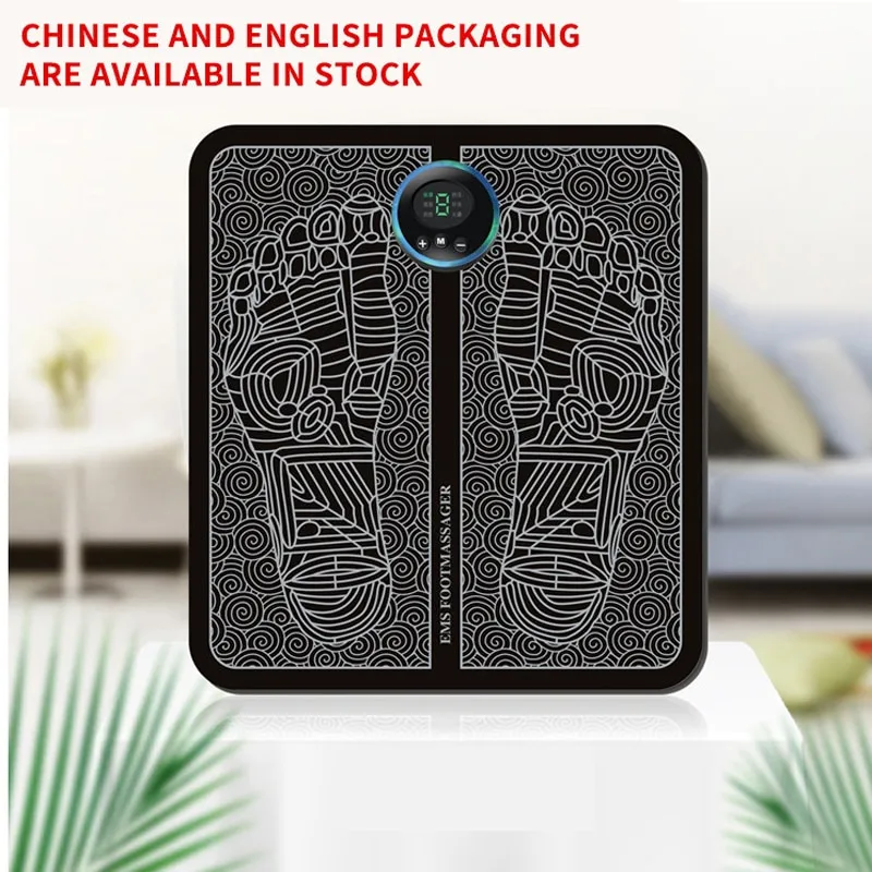 Intelligent EMS Massage Pad Foot Pulse Therapy Device Micro Current Foot USB Charging Type Foot Massager, Default
Intelligent EMS Massage Pad Foot Pulse Therapy Device Micro Current Foot USB Charging Type Foot Massager, Default
