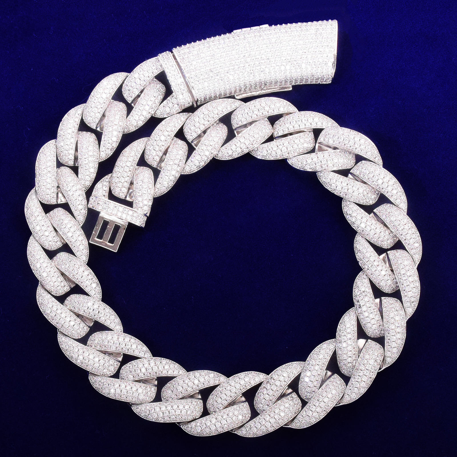 Pendant Necklaces Bubble Letter Miami Cuba Link Chain Men's Necklace Hip Hop Jewelry Ice Out Christmas Gift Trend 230512