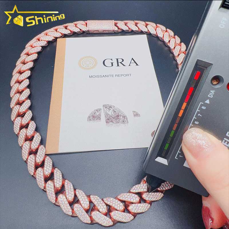 Customized Vvs Moissanite Diamond Iced Out Cuban Chain Bracelet Necklacehip Hop 925 Sterling Silver Fine Jewelry
Customized Vvs Moissanite Diamond Iced Out Cuban Chain Bracelet Necklacehip Hop 925 Sterling Silver Fine Jewelry