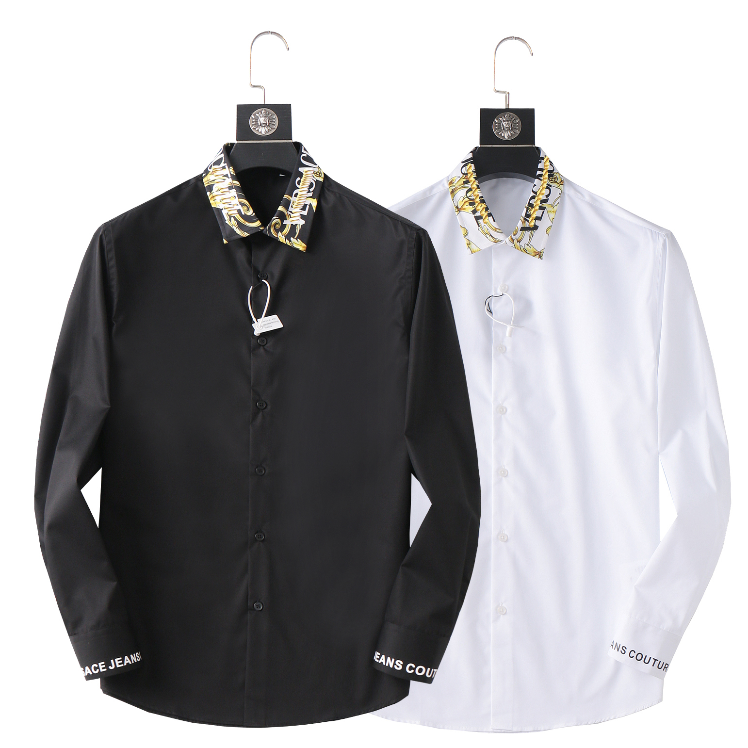 Men's Dress Shirt Luxury Slim Silk T-shirt Long sleeve Casual business clothing plaid brand color M-4XL BURR18, Black
Men's Dress Shirt Luxury Slim Silk T-shirt Long sleeve Casual business clothing plaid brand color M-4XL BURR18, Black