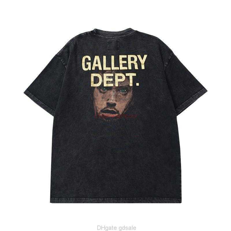 Designer Fashion Clothing Tees Tshirt Galleryes Depts Washed Old Stamping Letter Portrait Print Short Sleeve High Street Loose Tshirt for Men Women Luxury Casual To, Wash black
Designer Fashion Clothing Tees Tshirt Galleryes Depts Washed Old Stamping Letter Portrait Print Short Sleeve High Street Loose Tshirt for Men Women Luxury Casual To, Wash black