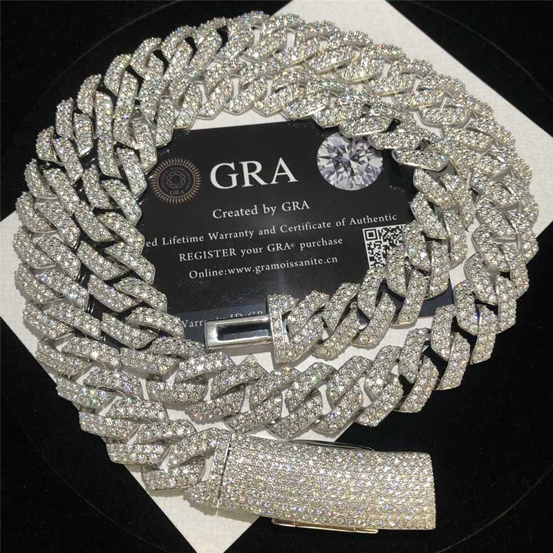 High Quality Iced Out Pass Diamond Tester Vvs Moissanite Hip Hop Jewelry Cuban Bracelet 15mm 925 Sterling Silver Cuban Links
High Quality Iced Out Pass Diamond Tester Vvs Moissanite Hip Hop Jewelry Cuban Bracelet 15mm 925 Sterling Silver Cuban Links