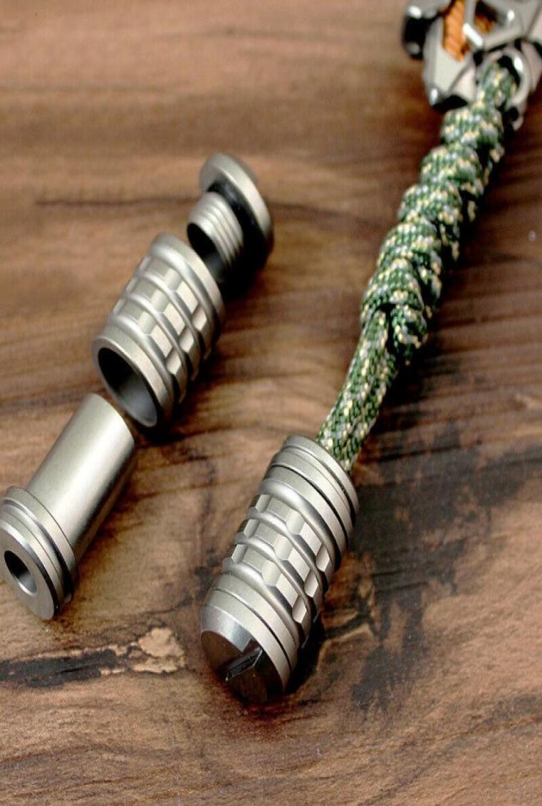 Outdoor EDC Titanium Alloy TC4 Small Knife Beads Lanyard Paracord Rope pendants Factory Direct s DZ1179131942
Outdoor EDC Titanium Alloy TC4 Small Knife Beads Lanyard Paracord Rope pendants Factory Direct s DZ1179131942