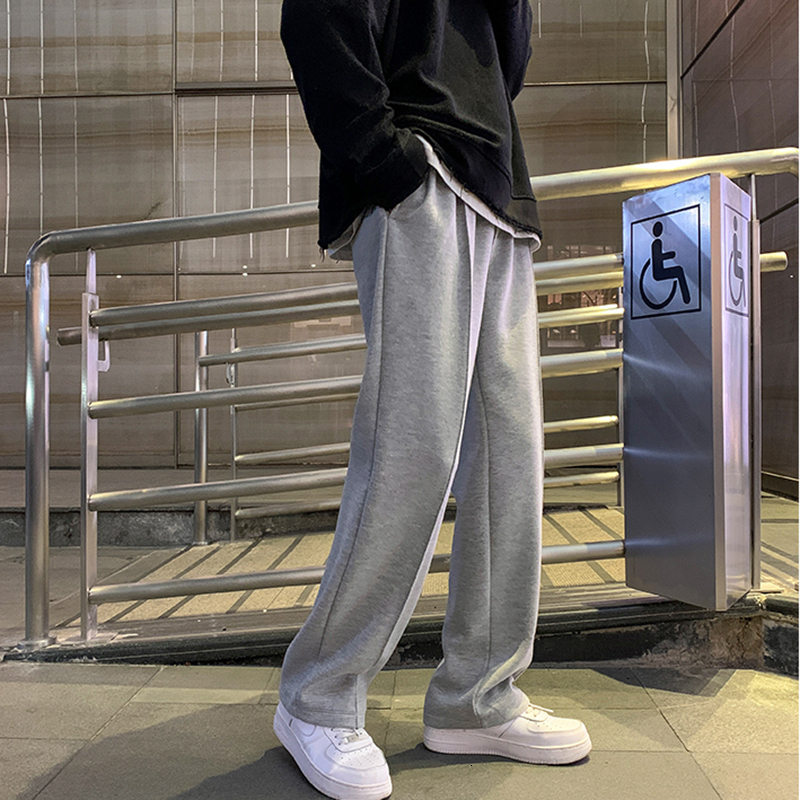 Men's Pants Sweatpants Men Straight Harem Pants Male Korean Man Loose Casual Pants Streetwear Sport Trousers Men's Joggers Oversize Sports 2