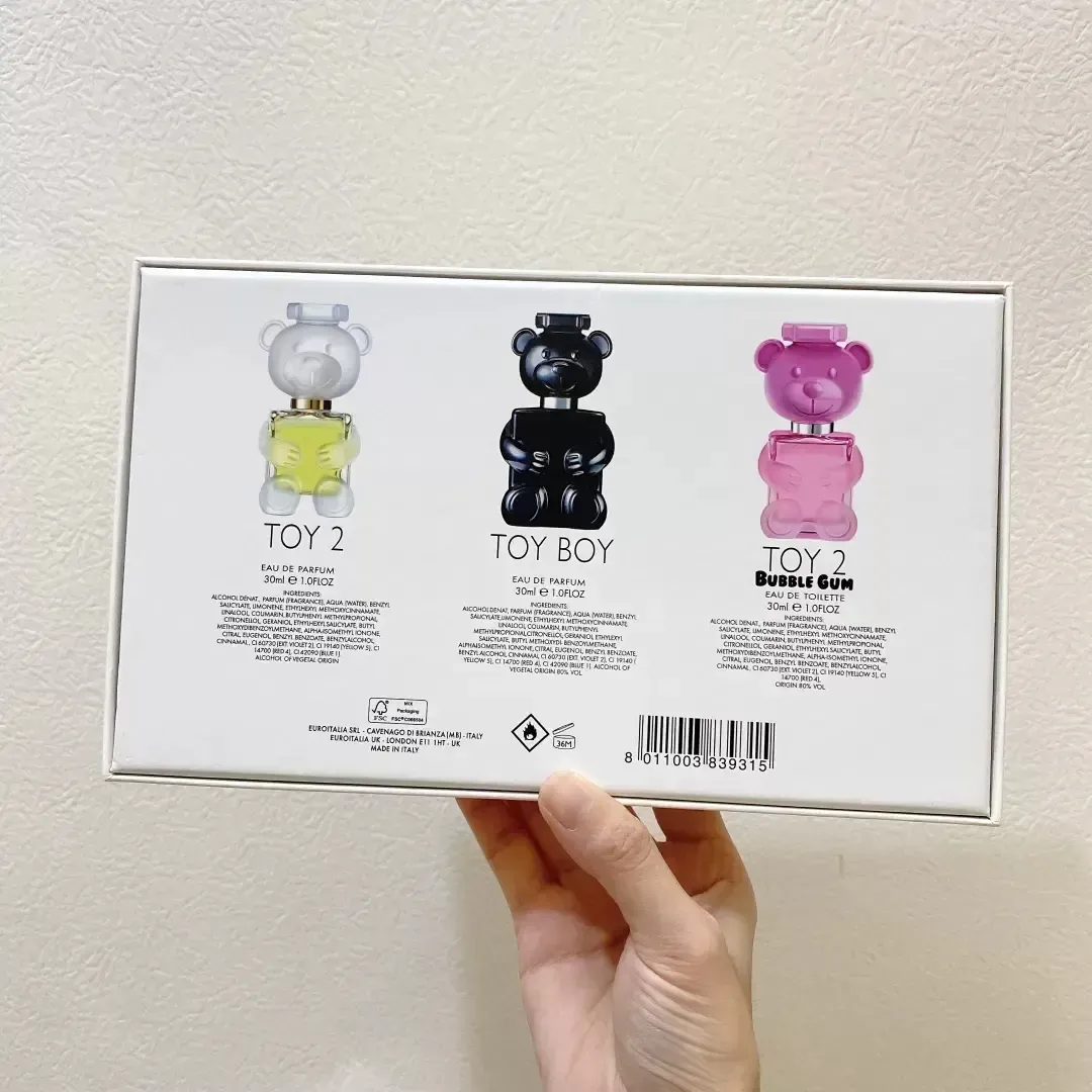 parfum designer perfume cologne perfumes fragrances for women Charming Teddy Bear Perfume Toy 2 Boy Perfume 3-Piece Set 30ml per Bottles Nic
parfum designer perfume cologne perfumes fragrances for women Charming Teddy Bear Perfume Toy 2 Boy Perfume 3-Piece Set 30ml per Bottles Nic