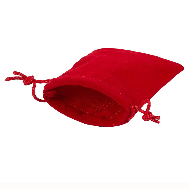 Jewelry Pouches Bags Soft Velvet Pouches Drawstrings for Jewelry Gift Packaging Pack of 100 Pouch Bags for party wedding Supplies Black 230512