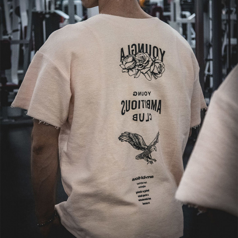 Mens TShirts Vintage Graphic Printed T Shirt Spring Summer Casual Loose O Neck Short Sleeve Tee For Men Clothes Fashion Streetwear 230512