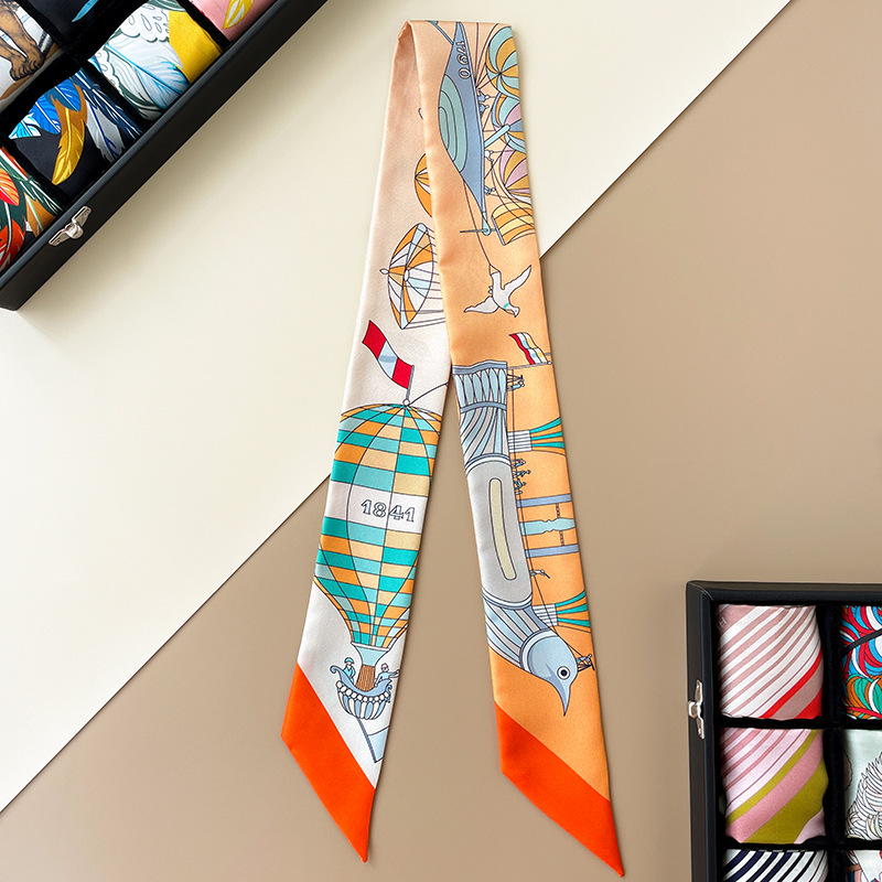 100% Silk 23 Colors High Quality and High-End High Quality H Ma Jia Silk Scarf Twill Long Thin Narrow Tied Wrapped Handle Silk Ribbon Small Series N
100% Silk 23 Colors High Quality and High-End High Quality H Ma Jia Silk Scarf Twill Long Thin Narrow Tied Wrapped Handle Silk Ribbon Small Series N
