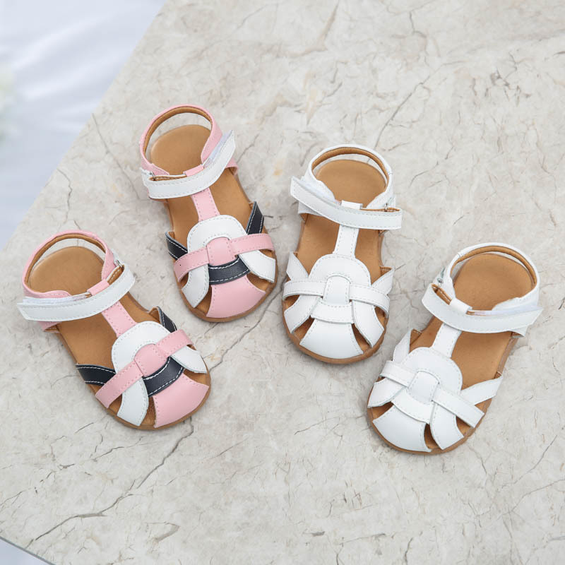 Sandals Girl Sandals kids closed toe princess shoes for summer 3-7years older 230515