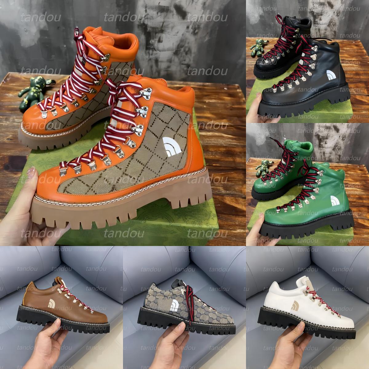 Designer Women Ankle Boot Mountaineering Double G Snow Boots Mens Hiking Martin Fashion Leather North Booties Size 35-45, Color 2
Designer Women Ankle Boot Mountaineering Double G Snow Boots Mens Hiking Martin Fashion Leather North Booties Size 35-45, Color 2