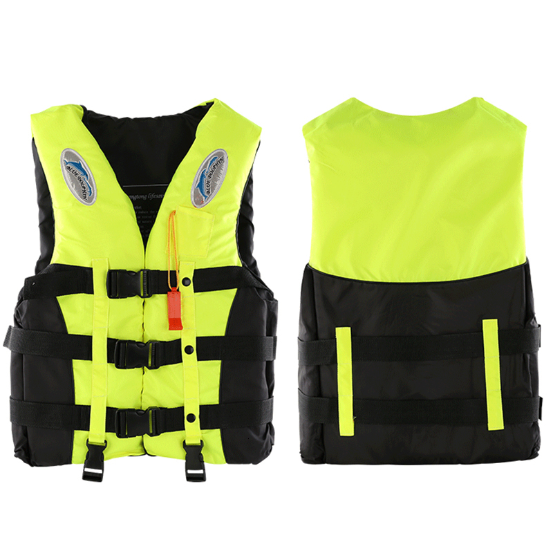 Life Vest Buoy Outdoor Adult Swimming Life Jacket Adjustable Buoyancy Survival Suit Polyester Children Life Vest With Whistle 230515