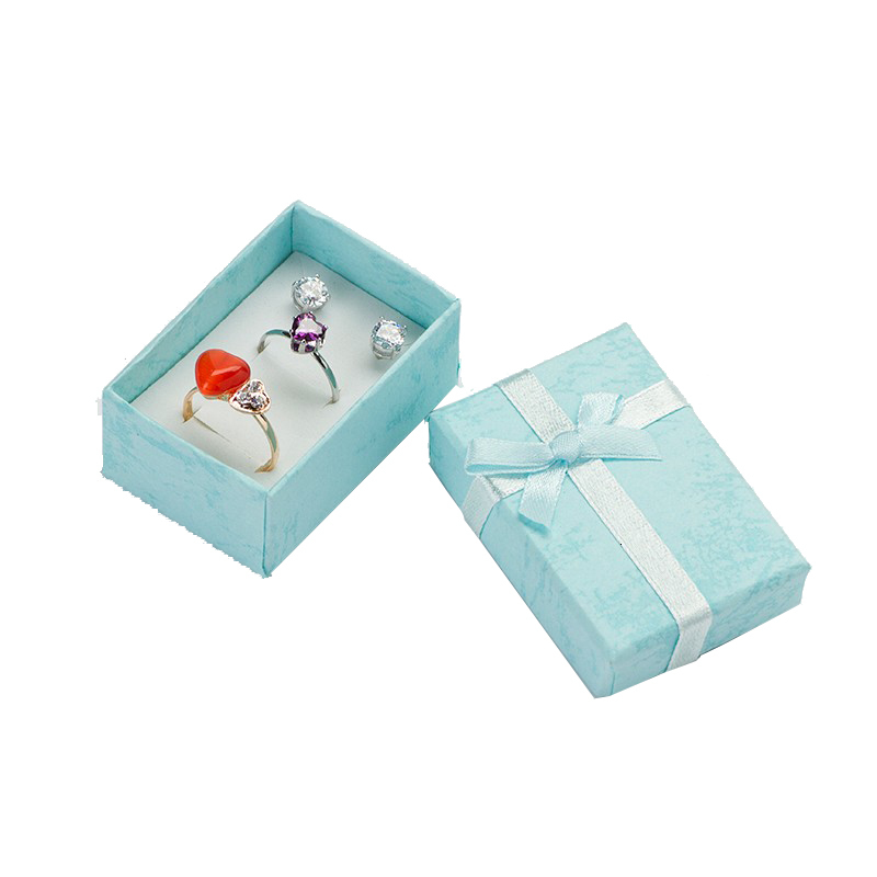 Jewelry Boxes 60pcs Jewelry Box Earrings Necklace Rings Gift Box Packaging High Quality Paper Jewelry Display with White Sponge 230512