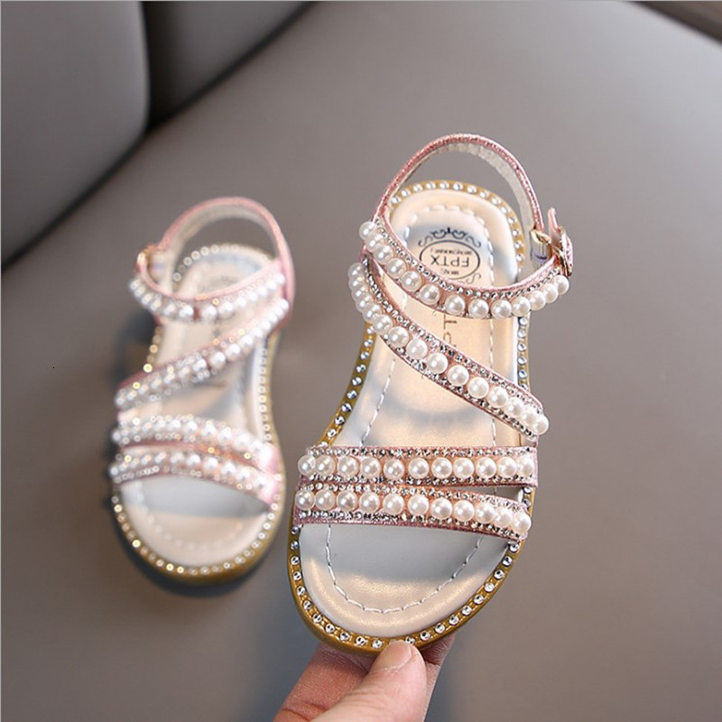 Sandals Girls Sandals Summer Fashion Baby Little Girl Princess Shoes Soft Bottom Beach Sandal Sandalias Para Bebe 230515