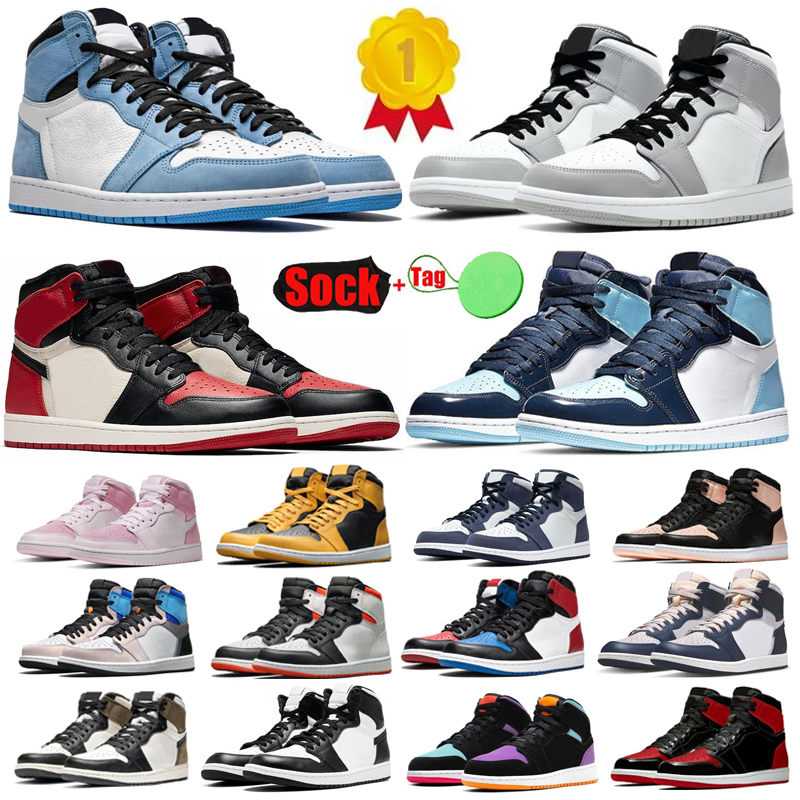 2023 Jumpman 1 Basketball Shoes Men 1s Lost Found True University Blue Hyper Royal Panda dark Mocha bred shadow UNC Smoke Grey Women Sports Sneakers TN2, 28
2023 Jumpman 1 Basketball Shoes Men 1s Lost Found True University Blue Hyper Royal Panda dark Mocha bred shadow UNC Smoke Grey Women Sports Sneakers TN2, 28