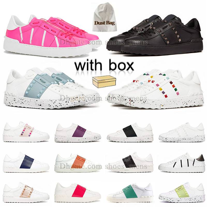 Casual Shoes Leather Spikes Sneakers Men Women Eur 46 White Red Golden Triple Black White Pink Top Fashion Mens Womens Open Low Outdoor Sports Trainer Valentine's Day, A26
Casual Shoes Leather Spikes Sneakers Men Women Eur 46 White Red Golden Triple Black White Pink Top Fashion Mens Womens Open Low Outdoor Sports Trainer Valentine's Day, A26