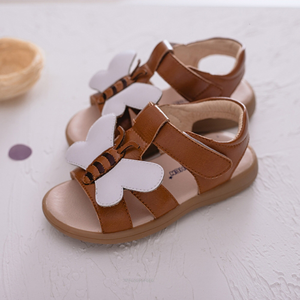 Sandals Girls Sandals Summer Genuine Cow Leather Summer Baby Boys Sandals Girls Leather Infant Shoes Toddler Soft Sole Shoes 230515