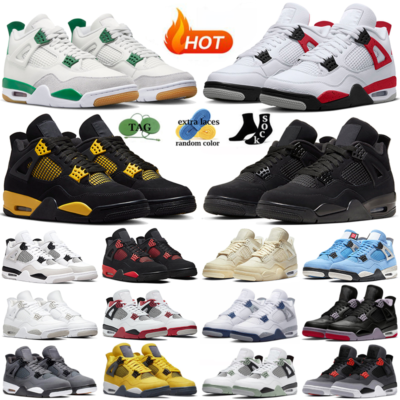 Jumpman 4 basketball shoes 4s men sneakers pine green Military Black Cat Thunder Red Cement Sail Oreo Bred Cactus Jack Cool Grey mens womens outdoor sports trainers, 4s sb-bred
Jumpman 4 basketball shoes 4s men sneakers pine green Military Black Cat Thunder Red Cement Sail Oreo Bred Cactus Jack Cool Grey mens womens outdoor sports trainers, 4s sb-bred