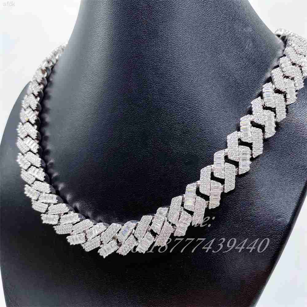Iced Out Jewelry Bussdown 15mm Width Silver Cuban Link Moissanite Icedout Cuban Link Chain Hip Hop Jewelry
Iced Out Jewelry Bussdown 15mm Width Silver Cuban Link Moissanite Icedout Cuban Link Chain Hip Hop Jewelry