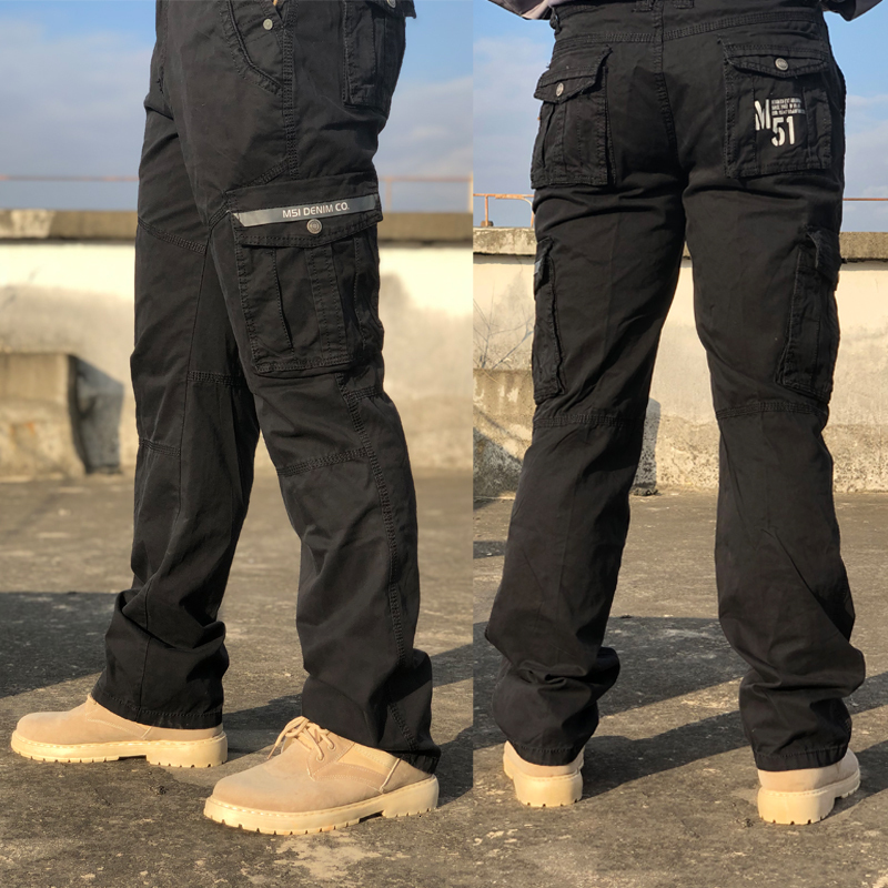 Men's Pants BAPAI Men's Fashion Work Pants Outdoor Wear-resistant Mountaineering Trousers Work Clothes Street Fashion Cargo Pants 230515