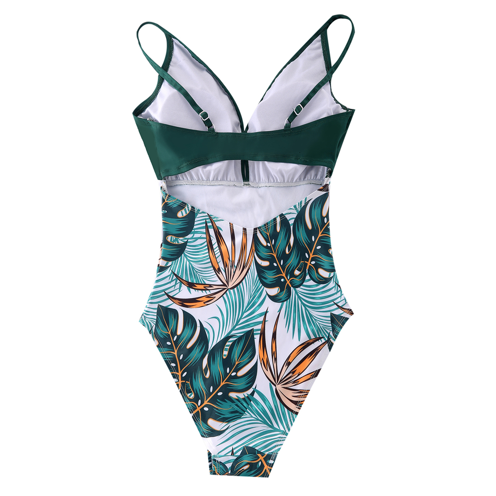 Family Matching Outfits Summer Famliy Swimsuits Mom Dad and Children Swimwear Look Mommy Me OnePiece Swimsuit 230512