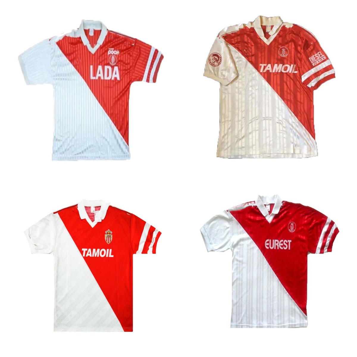 Monaco Club BARTHEZ Retro Soccer Jerseys EMTEL 99 00 87 92 90 91 92 93 94 95 96 Home BEN YEDDER Red White Football Shirt Short Sleeve Uniforms, Yellow
Monaco Club BARTHEZ Retro Soccer Jerseys EMTEL 99 00 87 92 90 91 92 93 94 95 96 Home BEN YEDDER Red White Football Shirt Short Sleeve Uniforms, Yellow