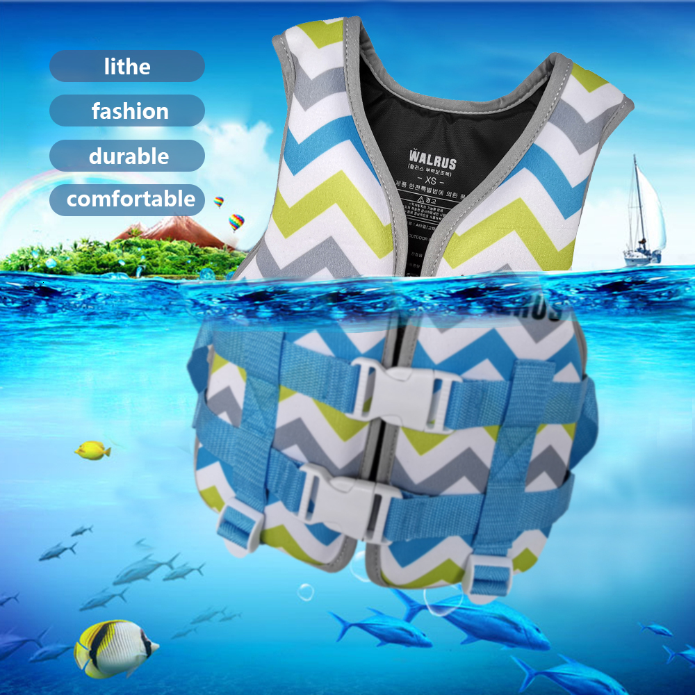 Life Vest Buoy Child Life Jacket Neoprene Safety Life Vest Water Sports Fishing Water Ski Vest Kayaking Boating Swimming Drifting Safety Vest 230515