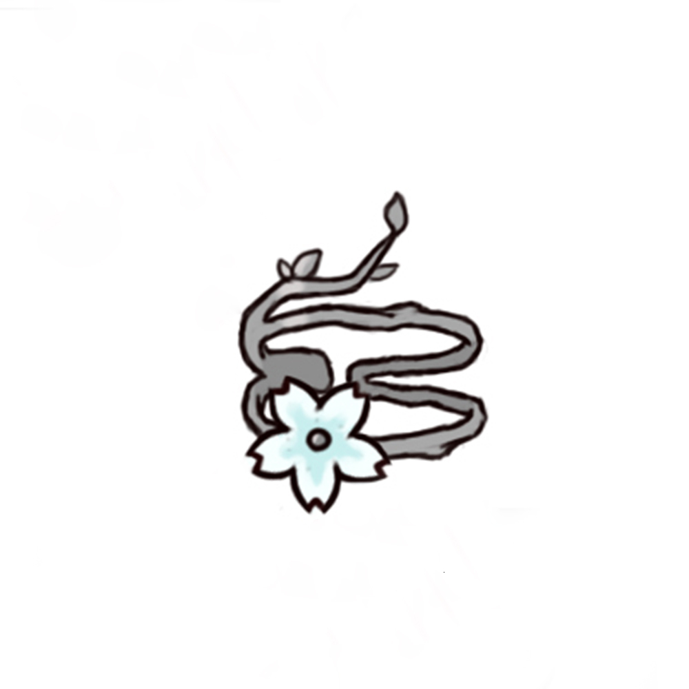 Ear Cuff Thaya White Cherry Blossom 925 Silver Clip Earrings Floral Cuff Earrings Non Perforated Suitable for Elegant and Exquisite Women 230512