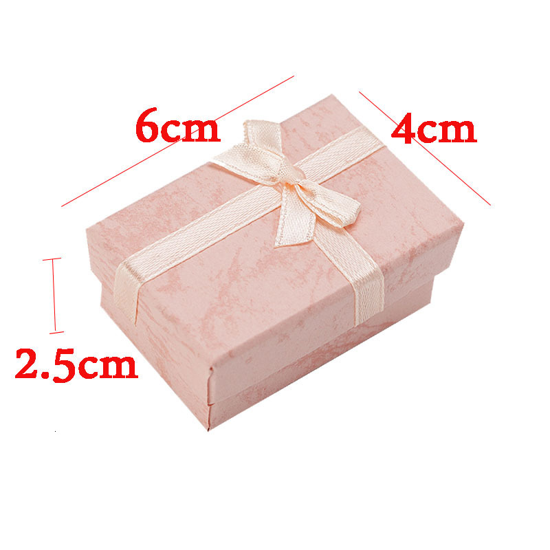 Jewelry Boxes 60pcs Jewelry Box Earrings Necklace Rings Gift Box Packaging High Quality Paper Jewelry Display with White Sponge 230512
