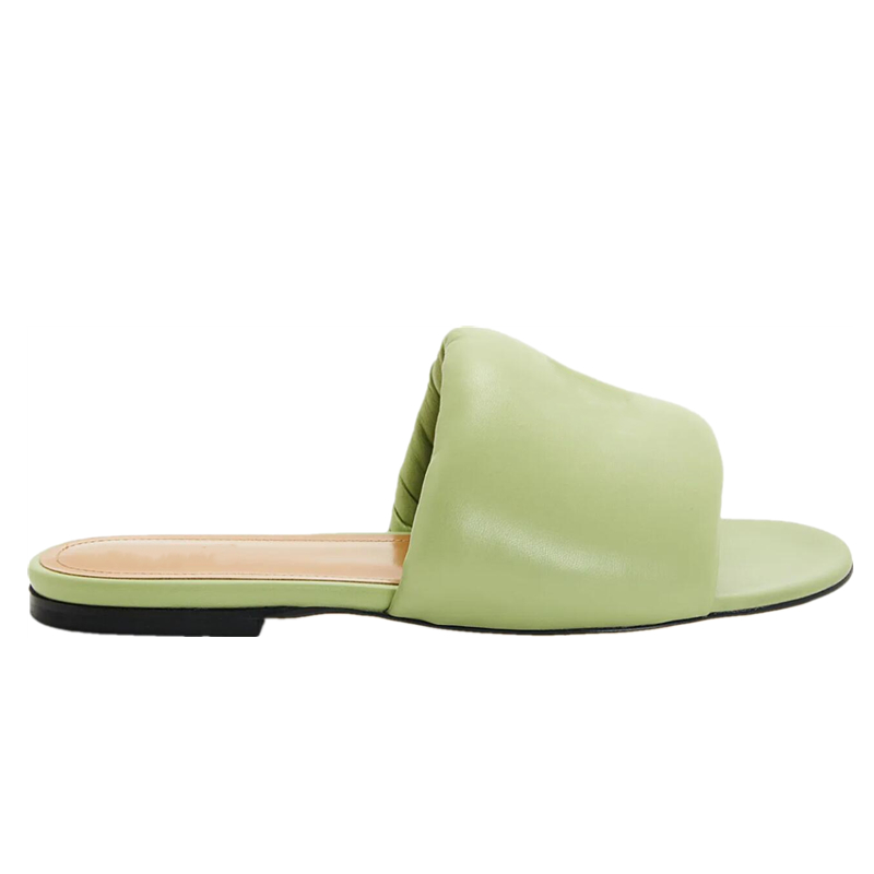 Designer Womens Slide Slippers Sheepskin Anagram Luxury Leather Rubber Padded Flat Bottom Beach Sandals
Designer Womens Slide Slippers Sheepskin Anagram Luxury Leather Rubber Padded Flat Bottom Beach Sandals
