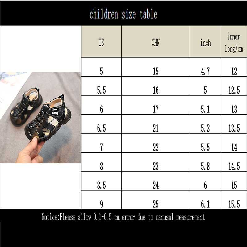 Sandals Children's sandals genuine leather summer beach shoes boys baby soft bottom toddler shoes 230515