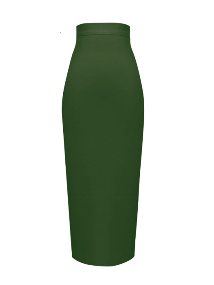 Skirts 13 Colors Fashion Women Sexy Pink Yellow Bandage Skirt Elastic Elegant Pencil Skirts 78cm 230515