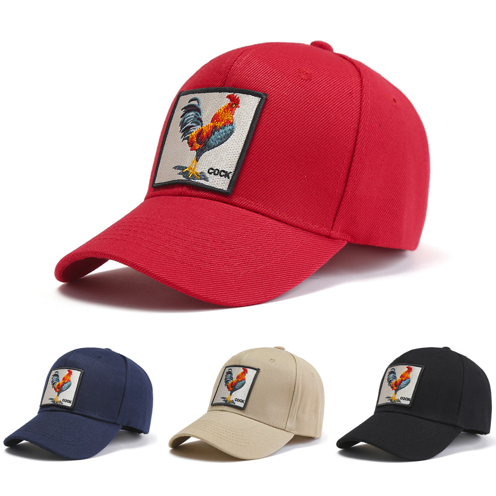 Fashion Animal Cock Chicken Embroidery Women Men Baseball Caps Rooster Sticker Trucker Cap Sport Visors Snapback Hip Hop Hat, Random
Fashion Animal Cock Chicken Embroidery Women Men Baseball Caps Rooster Sticker Trucker Cap Sport Visors Snapback Hip Hop Hat, Random